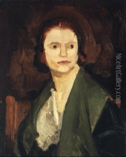 Portrait Of Doris Rosenthal Oil Painting - George Bellows