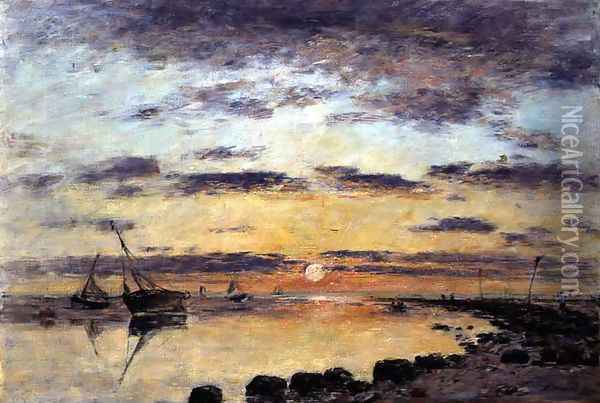 Le Havre 1889 Oil Painting - Eugene Boudin