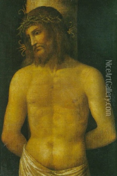 Le Christ A La Colonne Oil Painting - Gaudenzio Ferrari