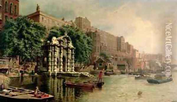 Old York Gate Adelphi Oil Painting - John O'Connor