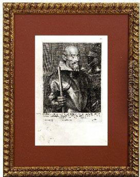 Retrato Del Comendador Frailelio Blancatcio Oil Painting - Nicolaes Lauwers
