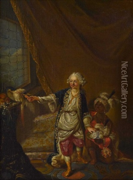 Prinz Maximilian Joseph Von Pfalz-zweibrucken Oil Painting - Pieter Jacob Horemans
