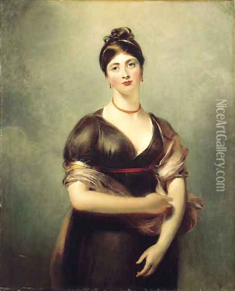 Portrait of Elizabeth Jennings, later Mrs William Lock Oil Painting - Sir Thomas Lawrence