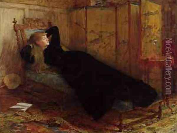 Dolce Far Niente 1872 Oil Painting - Sir William Quiller-Orchardson