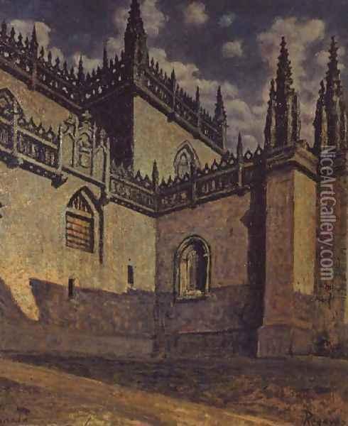 Chapel of the Catholic Kings at Granada Oil Painting - Dario de Regoyos y Valdes
