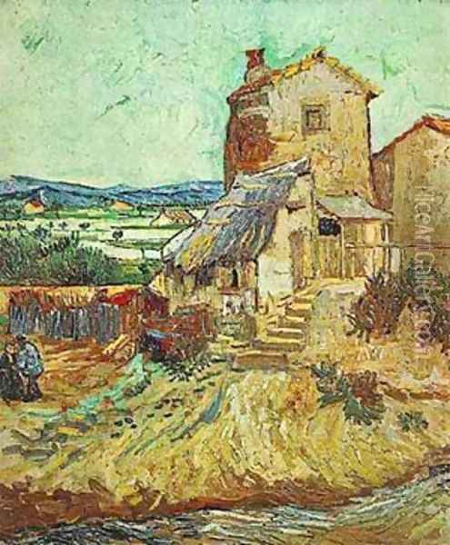 Old Mill 1889 Oil Painting - Vincent Van Gogh