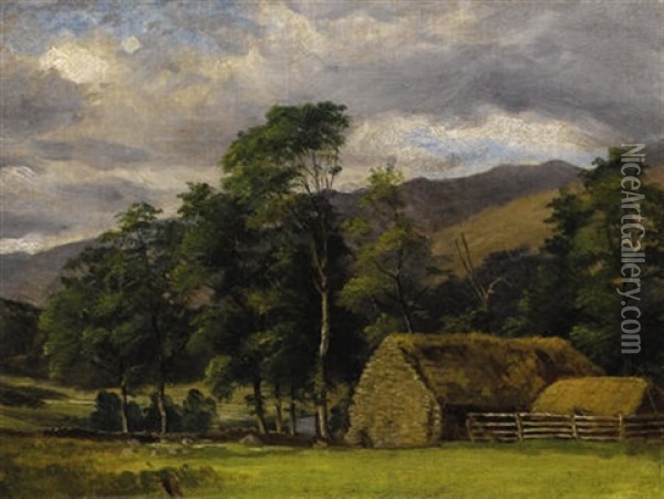 View Of Langham, Suffolk Oil Painting - John Constable