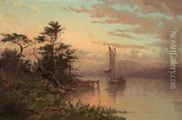 Afternoon Sail Oil Painting - Charles Day Hunt