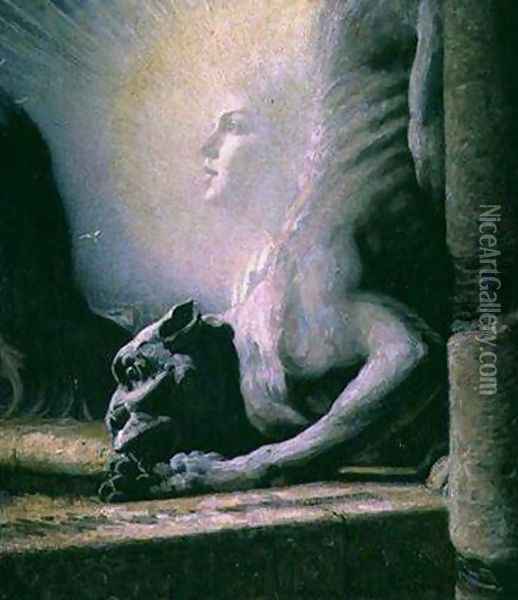 The Sphinx and the Chimera Oil Painting - Louis Welden Hawkins