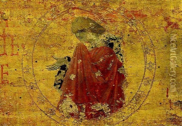 Avane Predella Saint John the Evangelist Oil Painting - Paolo Uccello