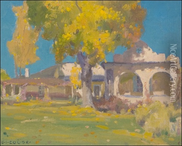 Taos Studio Oil Painting - Eanger Irving Couse