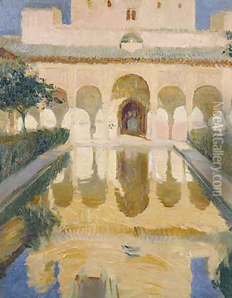 Hall of the Ambassadors, Alhambra, Granada Oil Painting - Joaquin Sorolla Y Bastida