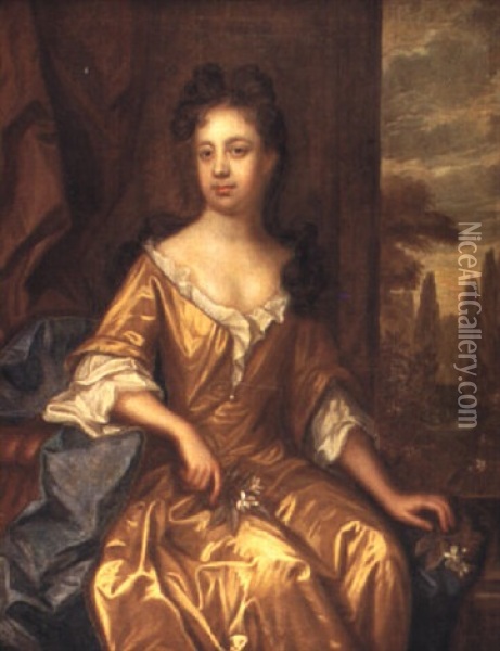 Portrait Of Mary Henley Oil Painting - Thomas Murray