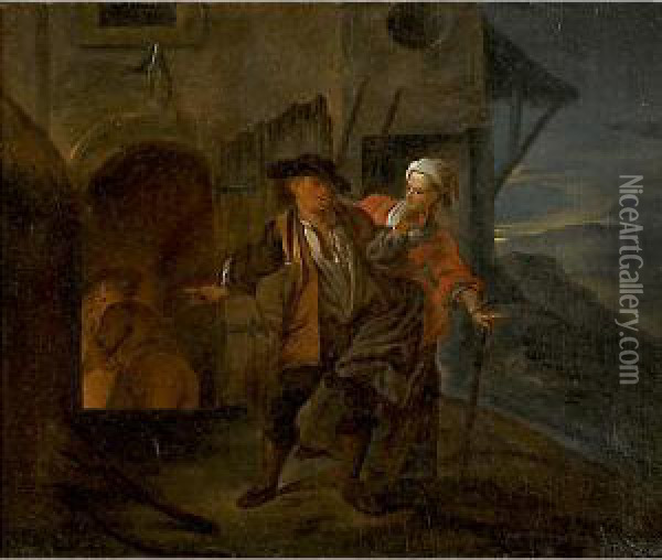 Scena Galante Oil Painting - Jan Jozef, the Younger Horemans
