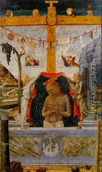 Imago Pietatis Oil Painting - Bernardo Parentino