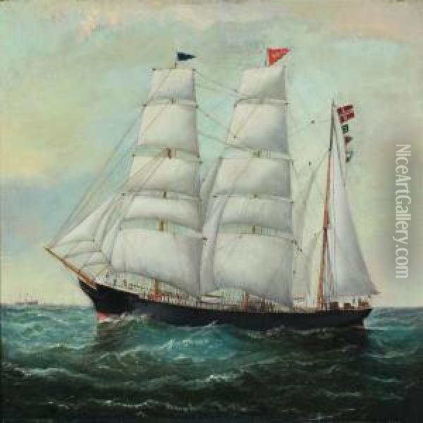 Norden Af Tvedestrand. Cap. D. Arnoldsen Oil Painting - William Howard Yorke