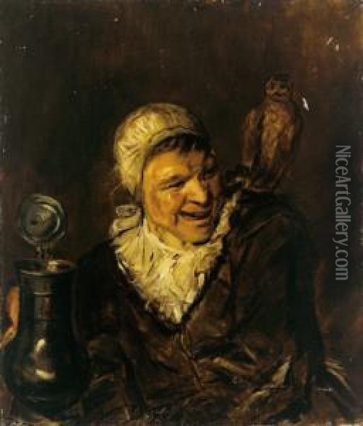 Malle Babbe Oil Painting - Frans Hals