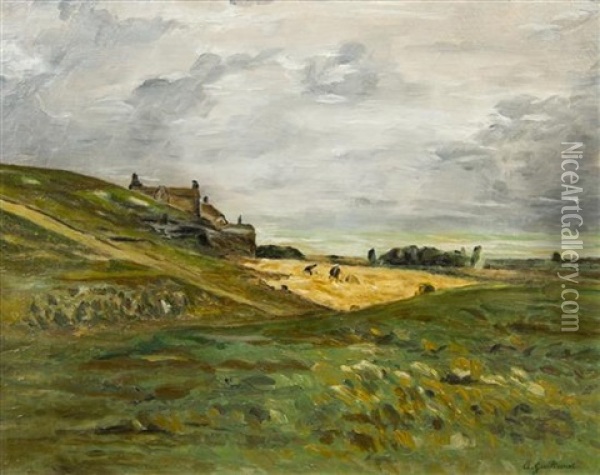 Landscape Oil Painting - Jean Baptiste Antoine Guillemet