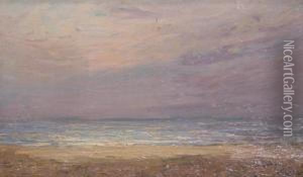 Deserted Shore Oil Painting - Kimon Loghi