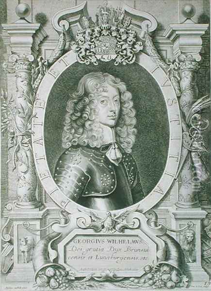 George William 1624-1705 Duke of Braunschweig Luneberg Oil Painting - Anselmus van Hulle