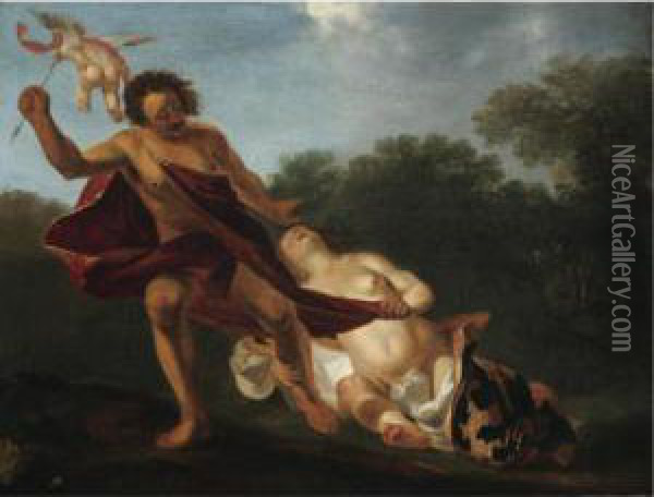 Adonis Taking Leave Of Venus Oil Painting - Abraham van Cuylenborch
