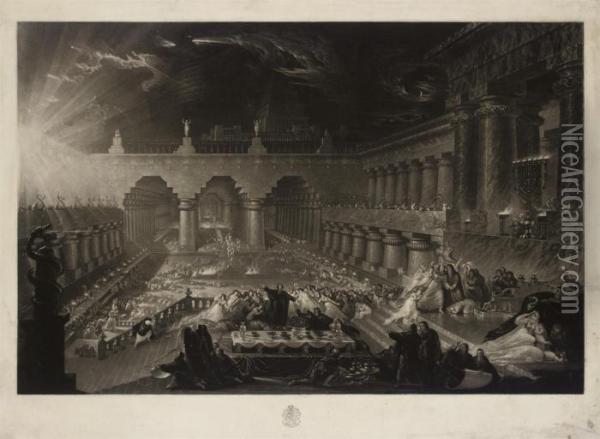 Belshazzar's Feast Oil Painting - John Martin
