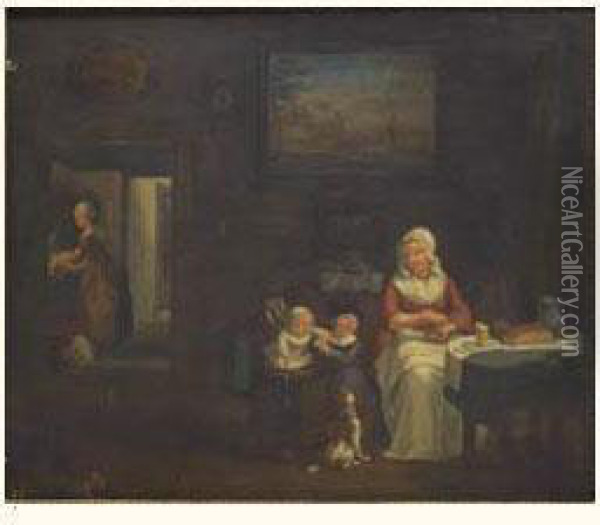 Le Gouter Oil Painting - Maria Margaretha La Fargue