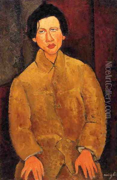 Chaim Soutine Oil Painting - Amedeo Modigliani