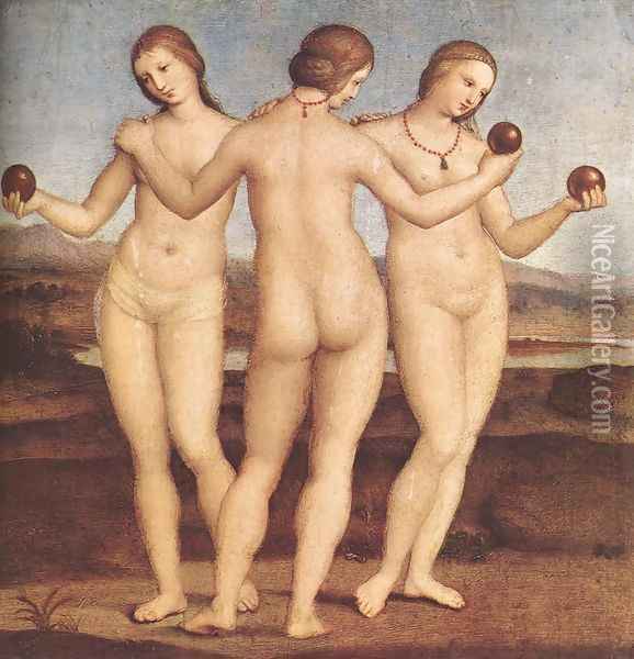 The Three Graces Oil Painting - Raphael