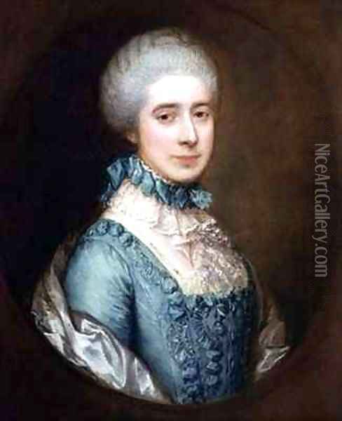 Portrait of Mrs Crewe Oil Painting - Thomas Gainsborough