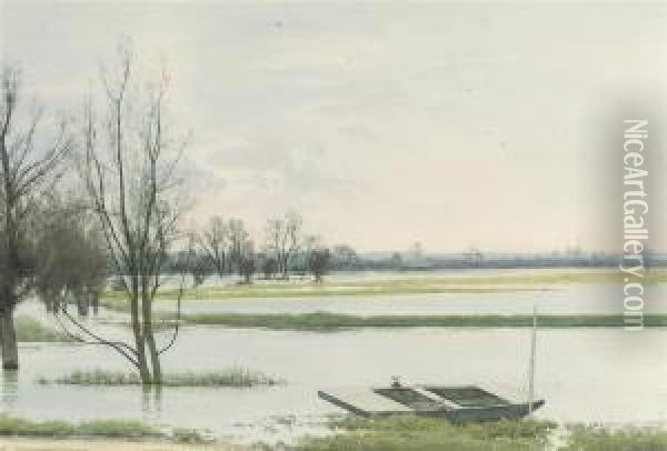 The Flood Plain Oil Painting - William Fraser Garden