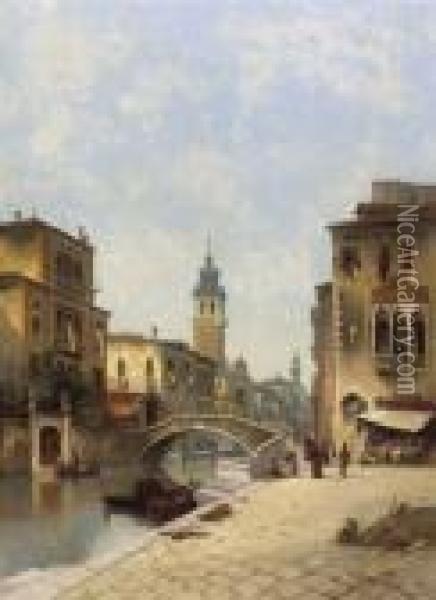 Venice Scene Oil Painting - Karl Kaufmann