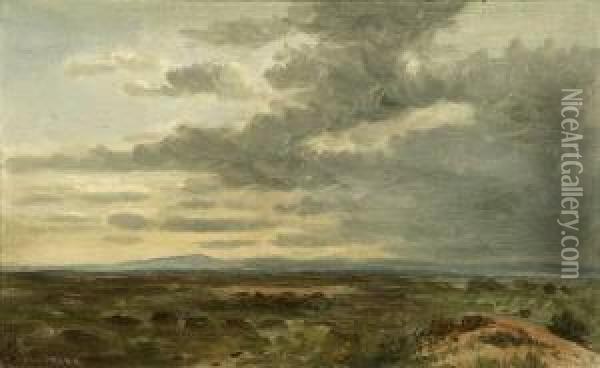 Rain Clouds Oil Painting - Frank William Cuprien
