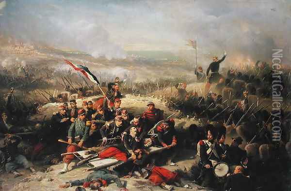 The Taking of Malakoff, 8th September 1855 Oil Painting - Adolphe Yvon