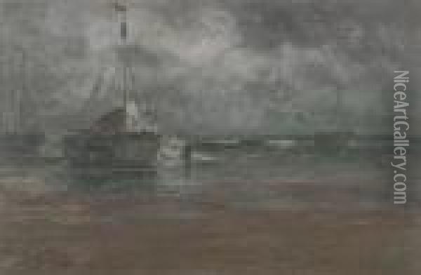 ````temps Gris (heyst)```` Oil Painting - Romain Steppe