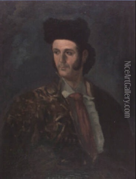 Francisco Montes Paquiro Oil Painting - Eugenio Lucas Velazquez