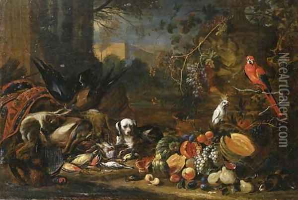 A hound Oil Painting - Adriaen De Gryeff