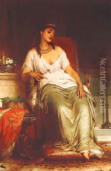 Cleopatra Oil Painting - Sir Thomas Francis Dicksee