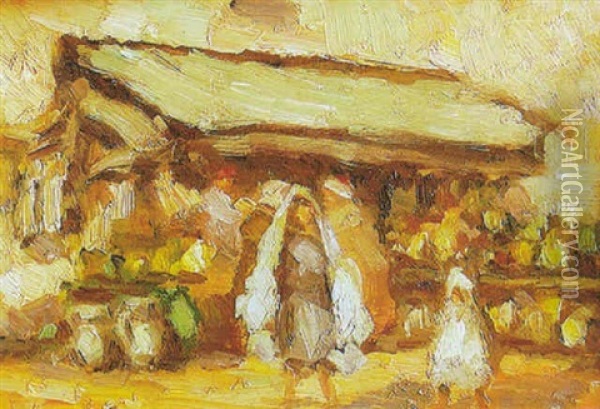 Marchand De Poteries Oil Painting -  Lazare-Levy