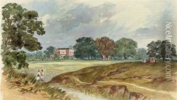 Sketches In India And St Helena Oil Painting - Frederick Miller