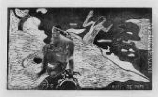 Auti Te Pape (les Femmes A La Riviere) (guerin 35; Mongan/kornfeld/joachim 16/d) Oil Painting - Paul Gauguin