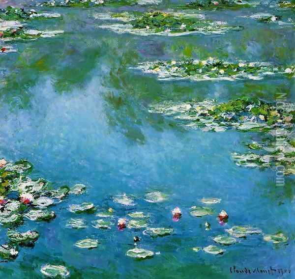 Water-Lilies1 1906 Oil Painting - Claude Oscar Monet