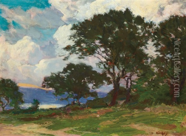 Summer Landscape Oil Painting - Edward Henry Potthast
