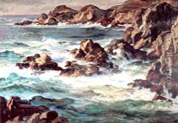 Marine - Ouessant (on A Far Away Coast) Oil Painting - Paul Dougherty