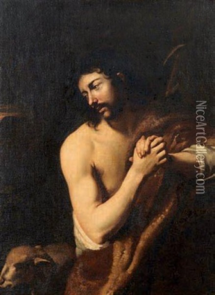 Saint Jean Baptiste Oil Painting - Gerard Douffet