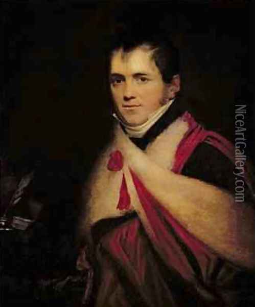 Portrait of Rev Edward Daniel Clarke 1769-1822 1822 Oil Painting - John Opie