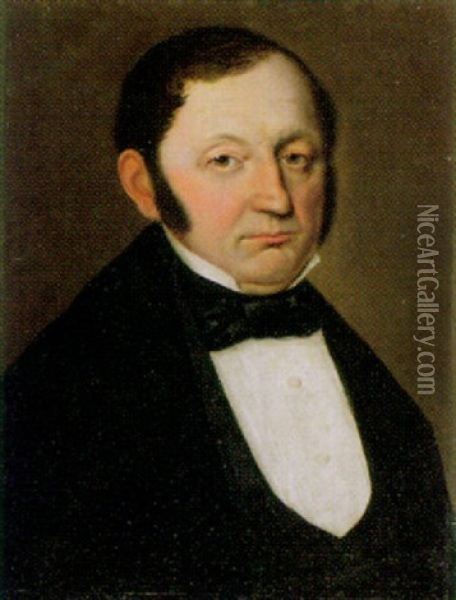 Portrat Des Hansjakob Labhardt Oil Painting - Dominik Spaeni