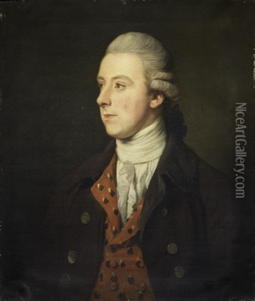 Portrait Of James Milnes (1755-1805) Oil Painting - Nathaniel Dance Holland (Sir)