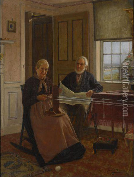 Nantucket Journal Oil Painting - George Newall Bowers
