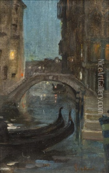 Venice Oil Painting - Walter Sickert